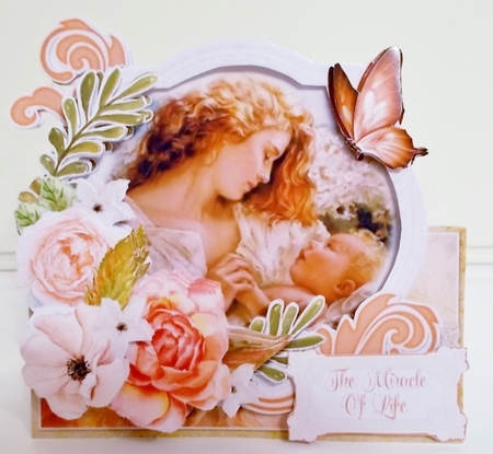 That Special Bond 2 Shaped Card and Envelope Kit. by Pam Stubley