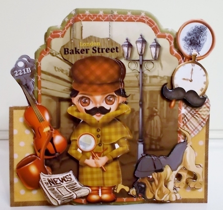 Its Elementary! Shaped Card and Envelope Kit. by Pam Stubley