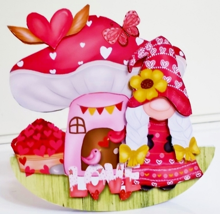 Be My Gnome-intine 4 Rocker Card Kit by Pam Stubley