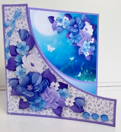 Blue Moon - Cutaway Card Mini Kit by Pam Stubley