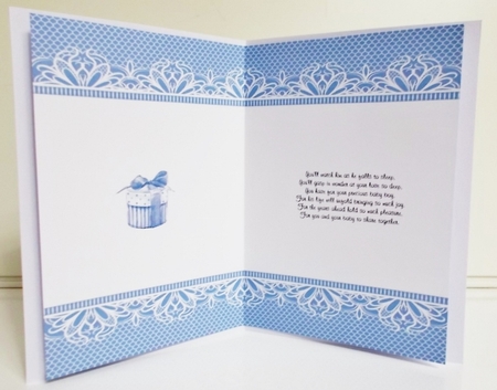 Baby boy insert by Pam Stubley