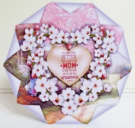 Petal Card - Cherry Blossom by Pam Stubley