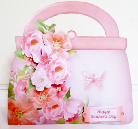Spring Pastels - Handbag Card Mini Kit by Pam Stubley