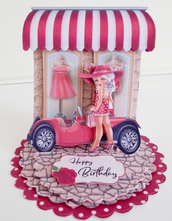 Love to Shop 1 Triple Easel Card Kit by Pam Stubley