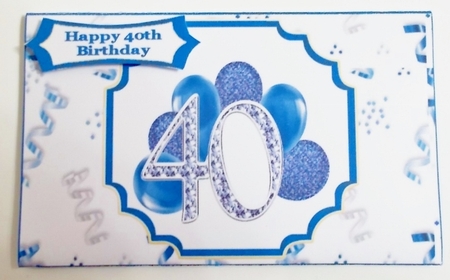 Happy 40th Birthday - Money Wallet by Pam Stubley
