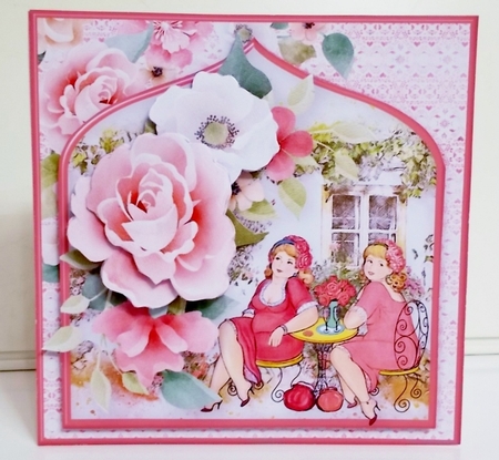 Afternoon Drinks - Decoupage Card Mini Kit by Pam Stubley