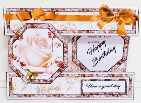 Open front Roseberry Birthday by Pam Stubley