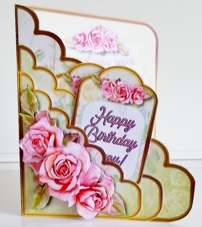 I send you roses - Doubles as a Birthday/Mothers Day Card by Pam Stubley