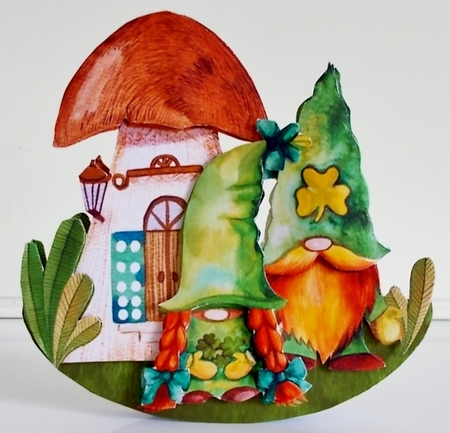 Gnome Shenanigans Here #2 Rocker Card Kit by Pam Stubley