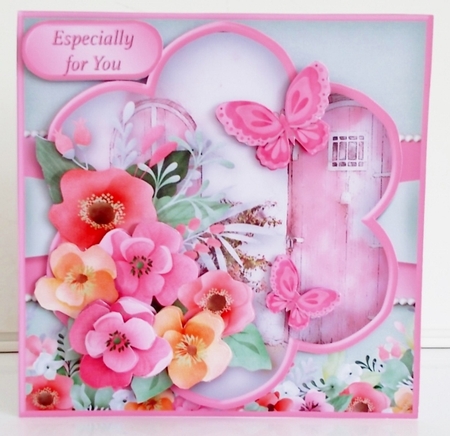 Country Flowers - Decoupage Card Mini Kit by Pam Stubley