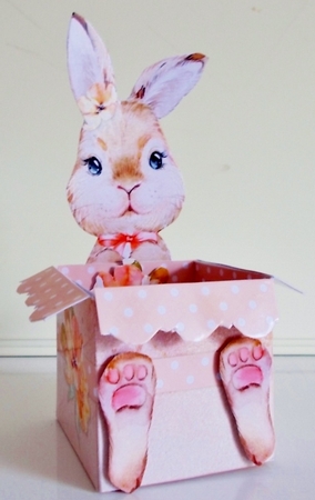 Little Spring Bunny #1 Treat Box by Pam Stubley