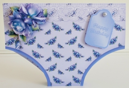 Blue Roses - Fancy Pants Card Mini Kit by Pam Stubley