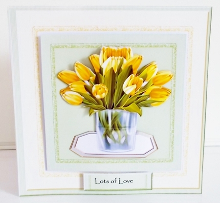 Tulips Bouquet  l Mini Kit by Pam Stubley