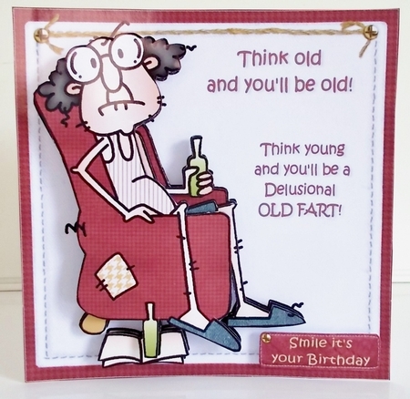 8x8 Gus about thinking young mini kit by Pam Stubley