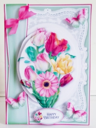 Lace and Flowers 5 by Pam Stubley