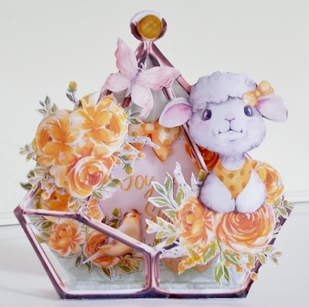 The Joy of Spring 3d Terrarium Cards & Envelopes Kit by Pam Stubley