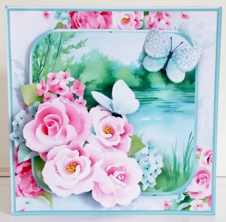 By the Pond - Decoupage Card Mini Kit by Pam Stubley