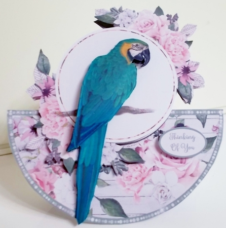 PRETTY BIRD 2 rocker card by Pam Stubley