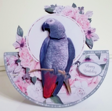 PRETTY BIRD 4 rocker card by Pam Stubley