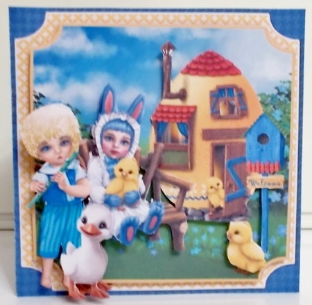 Eggstra Special Day - Complete Card and Inserts Kit by Pam Stubley