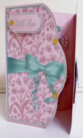 Cream Bouquet - Wrapover Card Mini Kit by Pam Stubley
