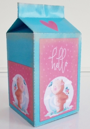 Butterfly Bear Milk Carton by Pam Stubley