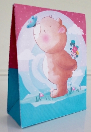 Butterfly Bear Gift bag by Pam Stubley