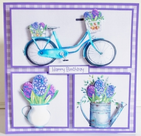 Spring flowers 7x7 by Pam Stubley