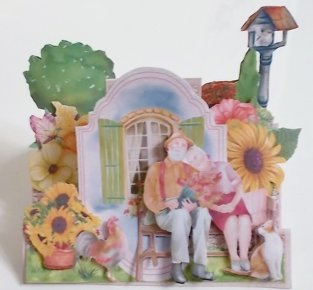 The Golden Years - You are My Sunshine - Centre Panel Stepper Card Kit by Pam Stubley