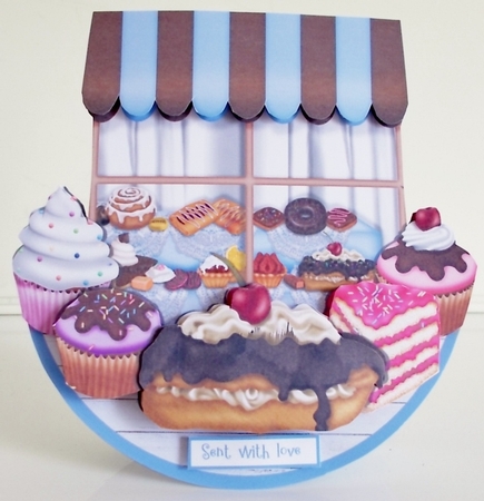 SWEET TOOTH rocker card by Pam Stubley