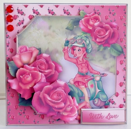 On the Road - Decoupage Card Mini Kit by Pam Stubley