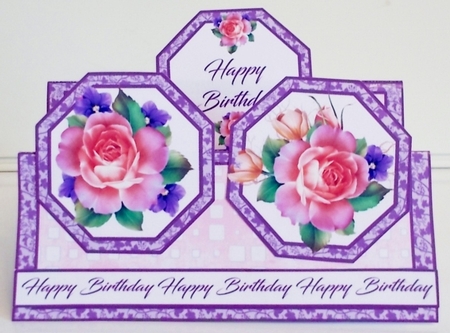 Double tent Springtime Roses by Pam Stubley