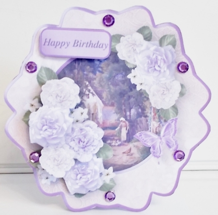 Feeding the Hens - Fancy Hexagon Card Mini Kit by Pam Stubley