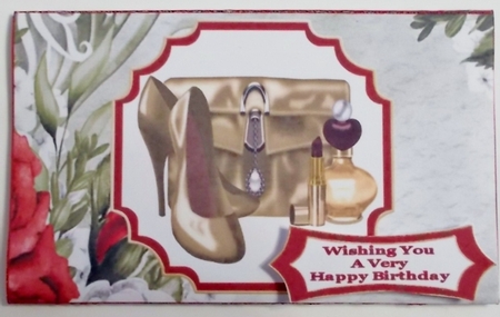 A Ladies Essentials Gold - Money Wallet by Pam Stubley