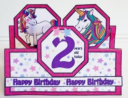 Double tent Unicorns by Pam Stubley