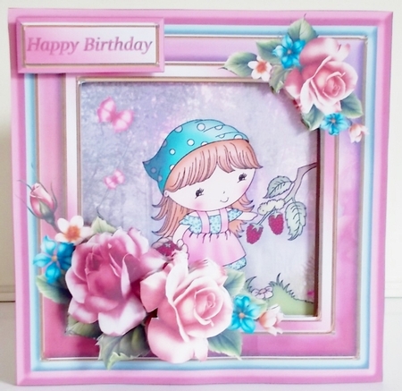 Berry Picking - Layered Frame Card Mini Kit by Pam Stubley