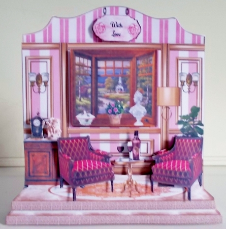 A Room With A View Shaped, Mini Page Kit  by Pam Stubley