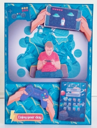 Gaming 5x7 by Pam Stubley