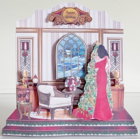 Home For Christmas 03 Shaped Room Mini Page Kit  by Pam Stubley