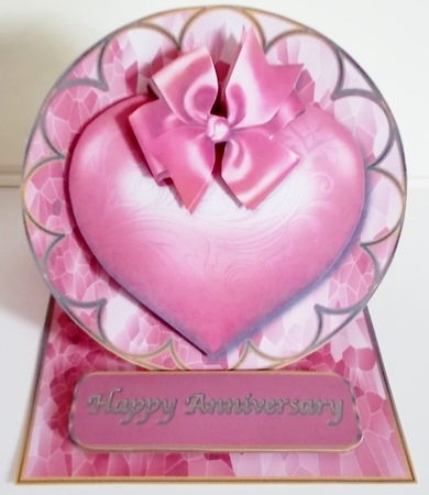My Heart 4 - Easel Card - Multi Occasions by Pam Stubley