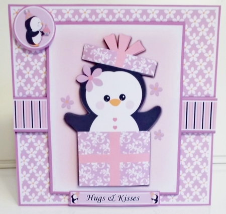 Penguin Birthday Pink Mini Kit by Pam Stubley