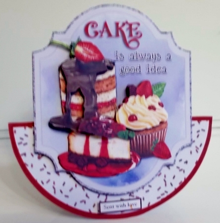 CAKE - rocker card by Pam Stubley