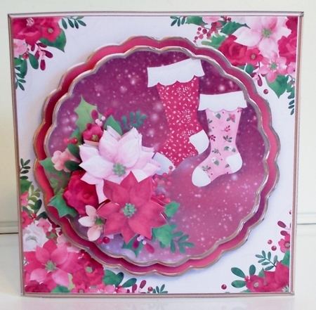 Christmas Stockings - Stacked Layers Card Mini Kit by Pam Stubley
