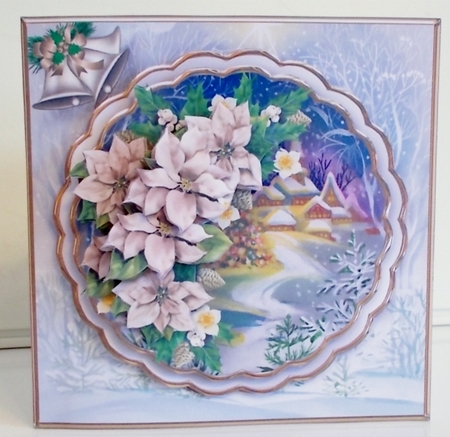Village Christmas - Stacked Layers Card Mini Kit by Pam Stubley