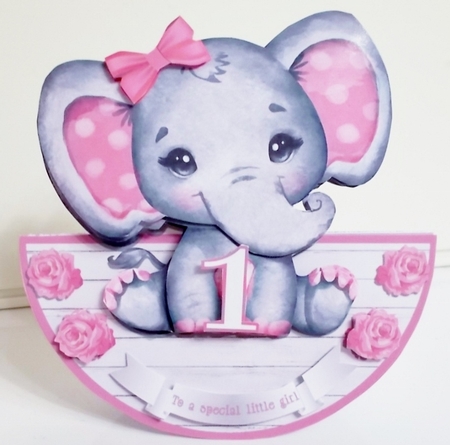 BIRTHDAY ELLIE rocker card by Pam Stubley