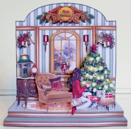 Home For Christmas 04 Shaped Mini Page Kit  by Pam Stubley