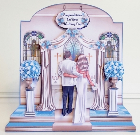 The Wedding 02 Shaped Mini Page Kit  by Pam Stubley