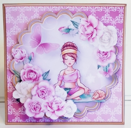 A Moment of Calm - Decoupage Card Mini Kit by Pam Stubley