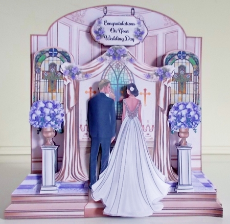 The Wedding 05 Shaped Mini Page Kit  by Pam Stubley