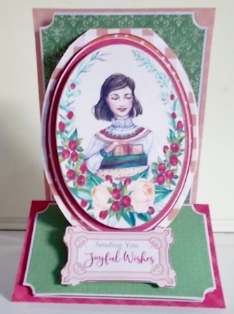 Cosy Christmas 4 - Upright Z-fold Card Mini Kit by Pam Stubley